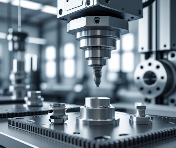 Detalhe de fixação customizada em projeto industrial